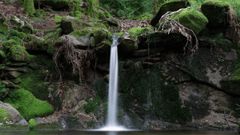 Cascada en el ro Gea, en Cangas de Ons