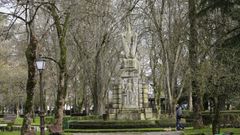 El joven se mostr� muy alterado y estaba en el parque Rosal�a de Castro de Lugo