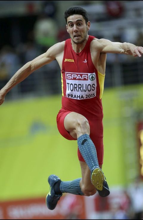 Pablo torrijos, bronce en el triple salto.