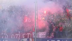 La afici�n atl�tica se vuelca con su equipo