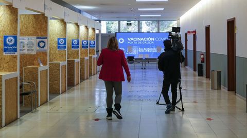 Personal del Sergas estuvo acondicionando Expourense