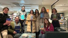 Alumnos en el intercambio cultural en�Irlanda.