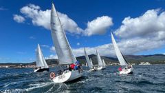 Imagen de la salida de la segunda manga de la Regata Alca.