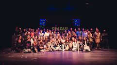 Foto de familia tras la �ltima edici�n del festival CIP 