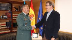 Juan Carlos Nogueiras se despidi� del delegado de la Xunta, Manuel Pardo