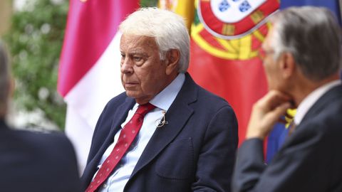 el expresidente del Goberno espaol Felipe González, durante un encuentro celebrado en Toledo a principios de junio