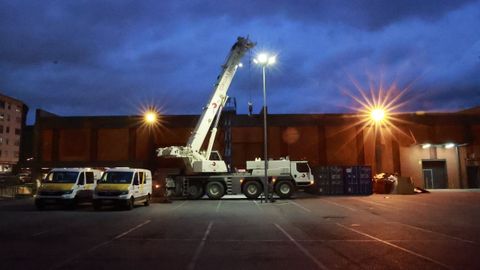 Antigua nave de Lidl en Fonteculler, donde se abrirá un JYSK