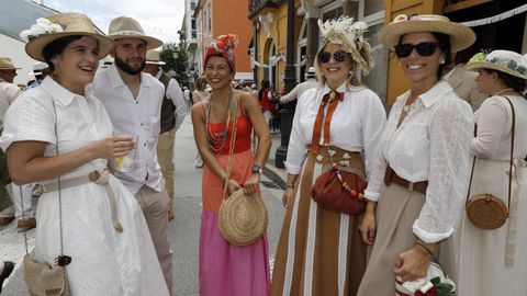 El ambiente del Ribadeo Indiano es siempre nico