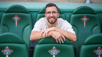Ger no banqui�o do Racing no estadio da Malata.