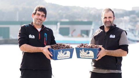  Manuel Otero, gerente, y Luis Pi�eiro, responsable de compras de O Percebeiro