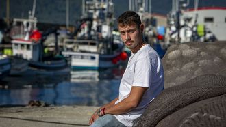 Aaron Peula Velarde, patr�n de pesca de Portos�n y mariscador en Noia