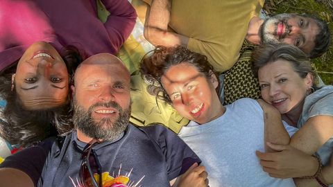 Integrantes de Casa Mestra, coliving de Carnota