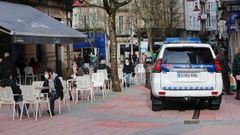 Un coche de la Polic�a Local de Pontevedra, en una imagen de archivo