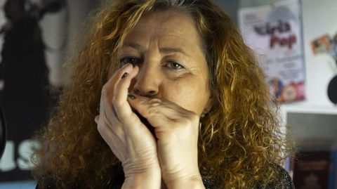 Huguette Periscal, unha das patas de Quercus Blues 