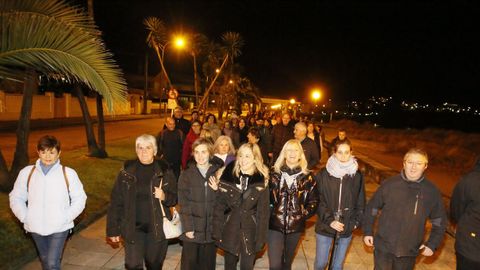 Marcha contra el machismo en Viveiro, con motivo del 25-N