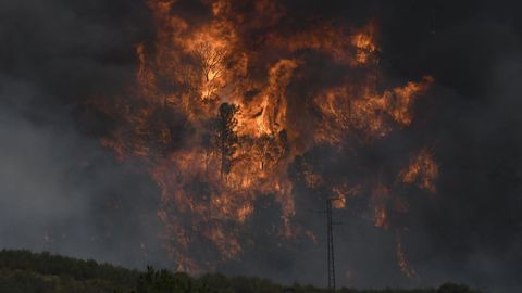 Incendio en Quiroga