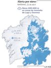 Alerta por nieve