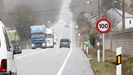 Tramo de la carretera N-640 en Lugo que deber� cambiar las se�ales de 100 a 90 para adaptarse a los nuevos l�mites m�ximos