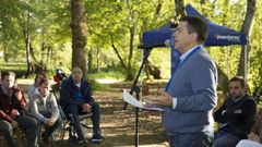 Las im�genes de la presentaci�n de Aurelio N��ez en O Bosque de Carballo