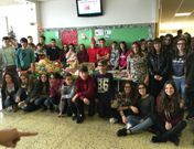 Equipo de alumnos del centro.
