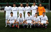 El equipo que consigui� derrotar al Berganti�os, a pesar de las importantes bajas que ten�a