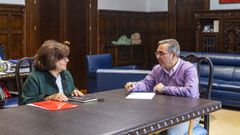 Olga Santos y Luis Menor estudiaron nuevas v�as de colaboraci�n