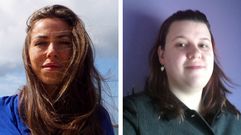 Noem� Mart�nez, a la izquierda, y Elena Pernas, a la derecha