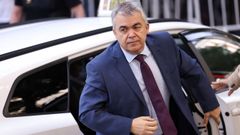 El ex secretario de organizacin del PSOE Santos Cerdn, a su llegada el pasado lunes al Tribunal Supremo.