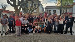 As� foi a comida homenaxe a Rub�n Casais en Vilaxo�n