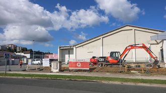 El supermercado de Lidl ubicado en A G&aacute;ndara ya est&aacute; en obras.