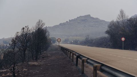 Incendio en Trives y Manzaneda