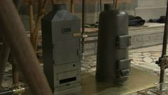 Las estufas para la fumata ya est�n listas