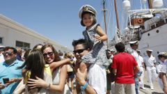 Llegada del Juan Sebastian Elcano a Mar�n