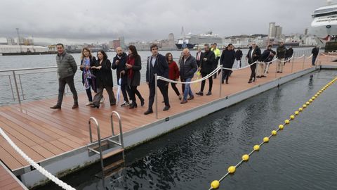 Inauguración y puesta en sevicio de la plataforma náutica de O Parrote, en A Coruña
