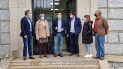 Gonzalo Caballero, secretario del PSdG-PSOE, visit� el Concello de Taboadela, que tiene alcalde socialista despu�s de m�s de cuatro d�cadas de gobierno de la derecha