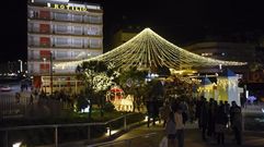 El trabajador fue sorprendido en una fiesta que se organiz� en la calle para encender el alumbrado navide�o en Sanxenxo.