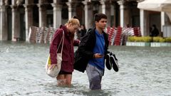 Las imgenes de las inundaciones en Venecia