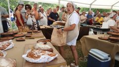 En el puesto de la panader�a La Gallega, una de las tres que han participado en esta edici�n, se agotaron las existencias