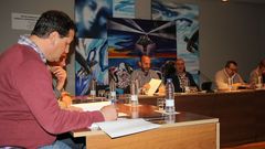 Imagen de archivo de un pleno en Fisterra