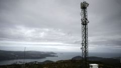 Desde la estacin de Penedo do Galo, en Viveiro, a 545 metros sobre el nivel del mar, se divisa un tramo importante de las costas mariana y ortegana