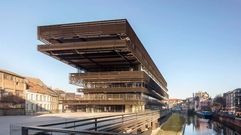 Mediateca Waalse Krook, en Gent (B�lgica)