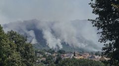 Incendio forestal en Vilardevs
