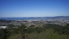 Vista panor�mica desde el parque forestal de Beade.