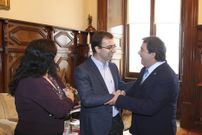 Carlos Negreira recibi� a Taboada