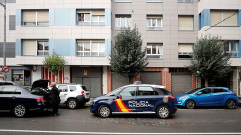 Vivienda situada en la calle Numa Guilhou de Mieres, donde tuvo lugar el crimen