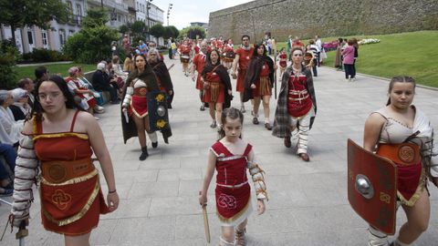 El desfile escolar del Arde Lucus