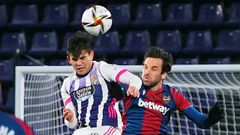 Kuki Zalazar, en un partido de Copa del Rey, durante su etapa en el Valladolid
