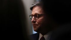 Mike Johnson en una rueda de prensa despu�s de la nominaci�n de Tom Emmer.