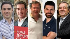 Jos� del Barrio, Roberto P�rez Mariju�n, Manuel Garc�a, Rub�n Ferreiro y Juan G�ell