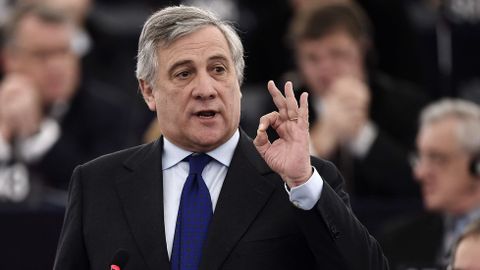 El conservador italiano Antonio Tajani, nuevo presidente de la Euroc�mara